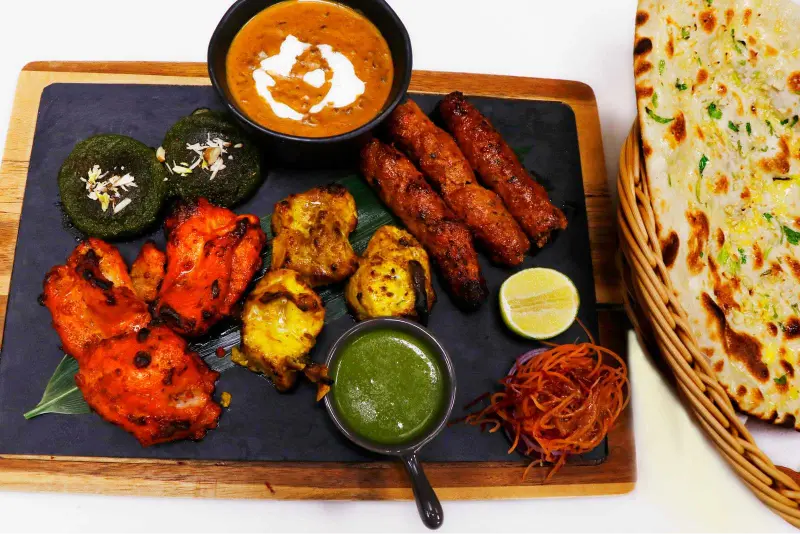 Tandoori Veg Platter - vegetarian tandoor specialties at Indian Flavors Golden BC